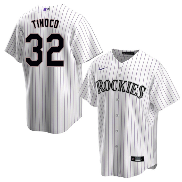 Nike Men #32 Jesus Tinoco Colorado Rockies Baseball Jerseys Sale-White